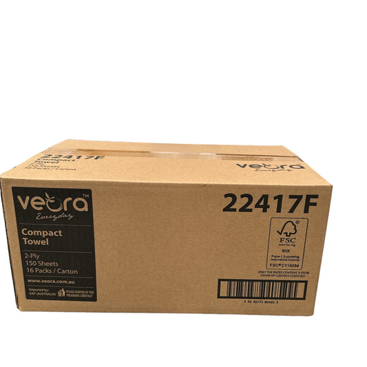 Veora 22417 Compact towel ( per carton)