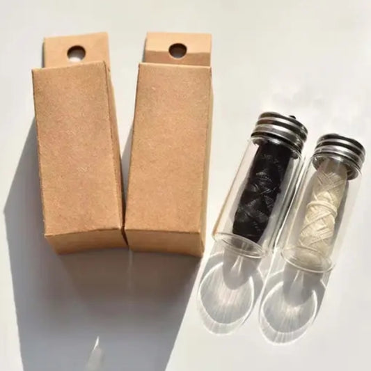 Mini Glass Bottle Dental Floss