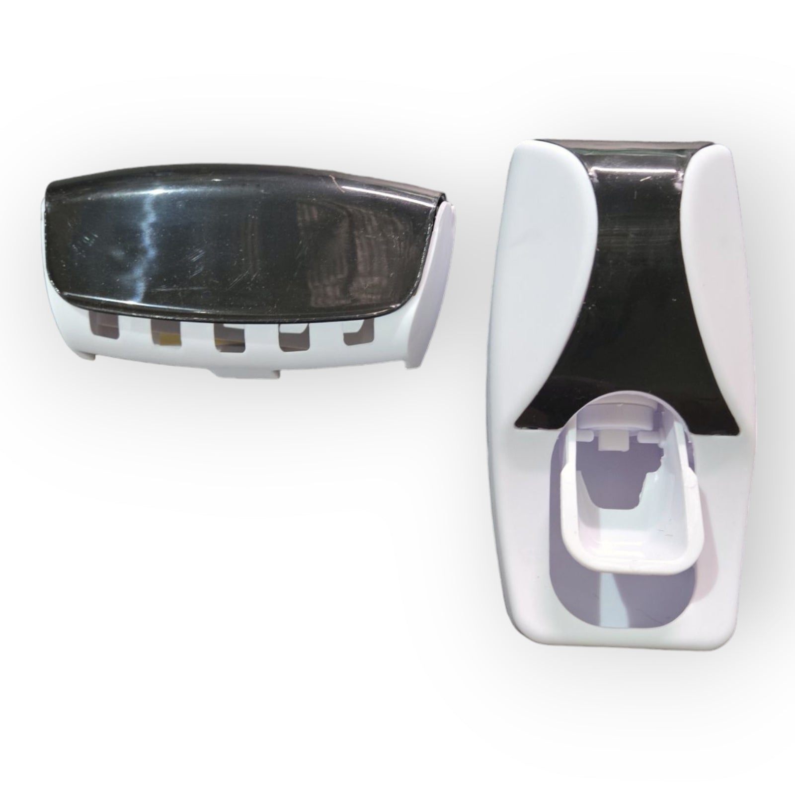 Toothpaste Dispenser w/ Toothbrush Holder Set