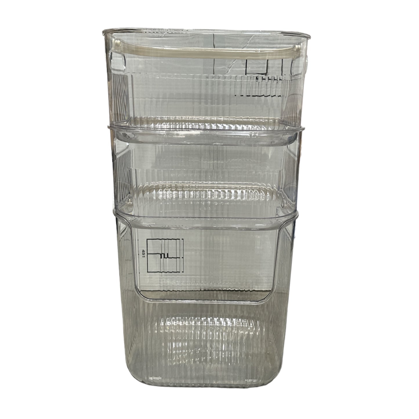 3-tier Transparent Storage Basket