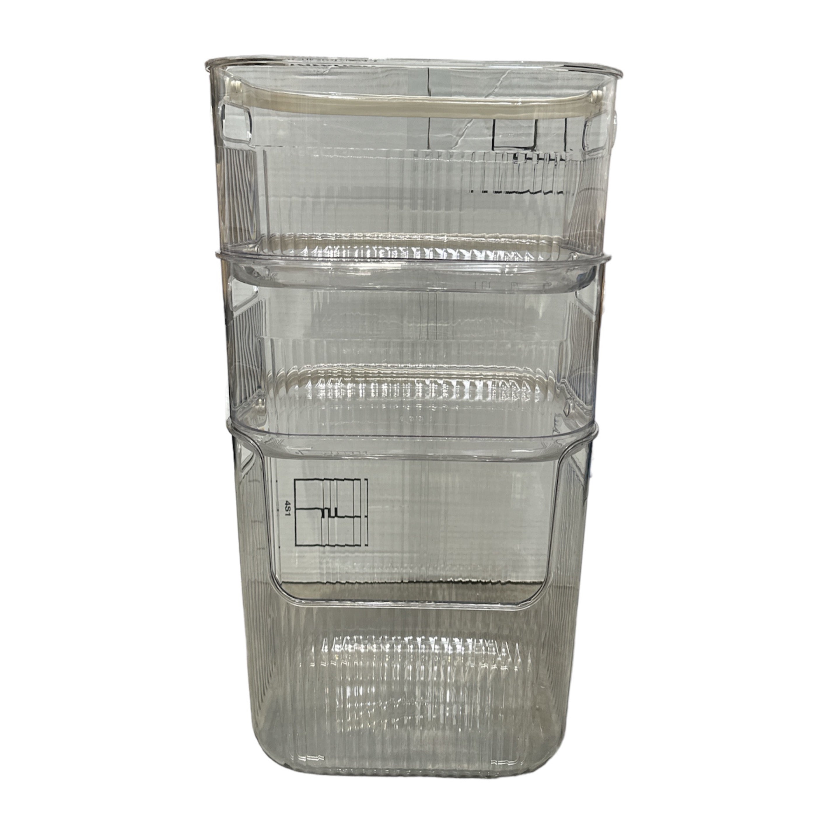 3-tier Transparent Storage Basket