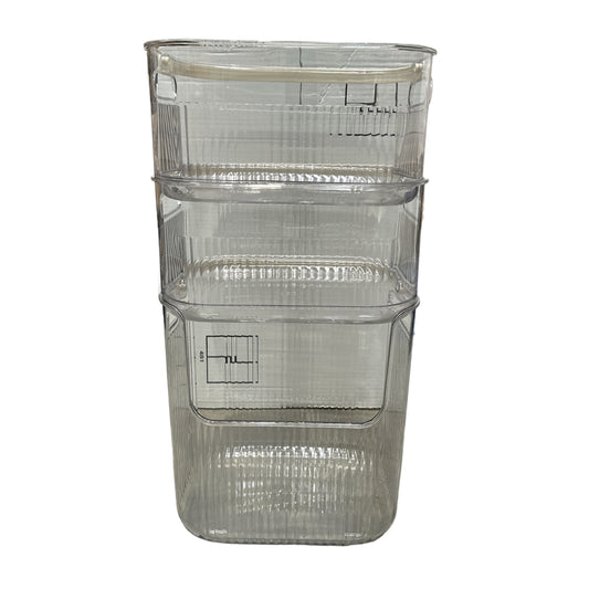 3-tier Transparent Storage Basket