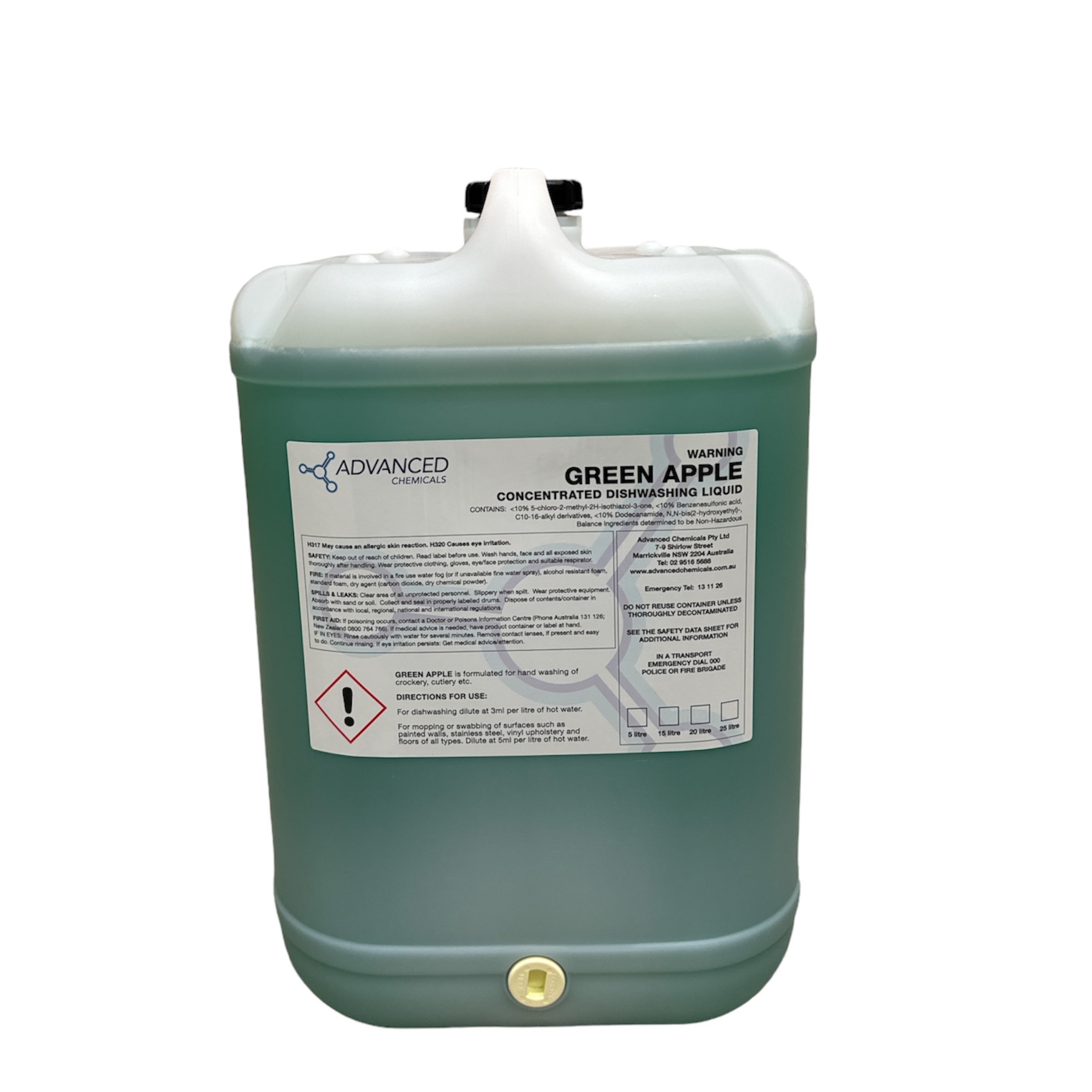 Green Apple Detergent 25L