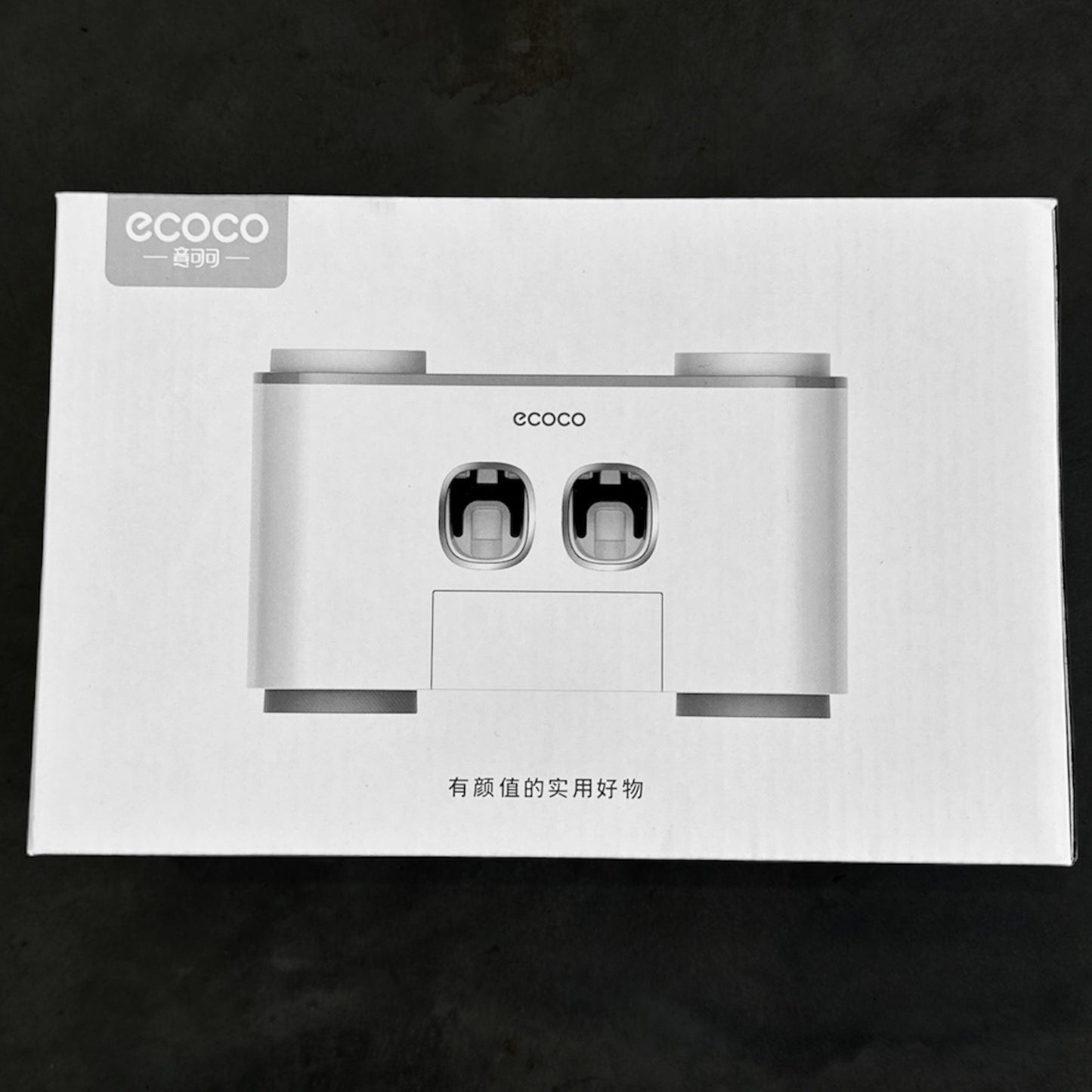 Ecoco Automatic Toothpaste dispenser with toothbrush  holder