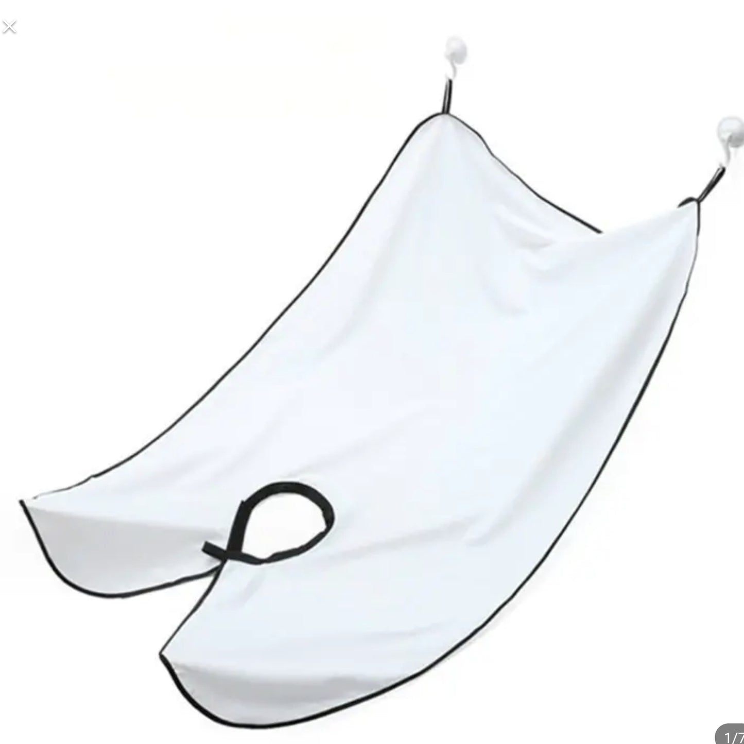Facial Hair Bib with Suction Cup