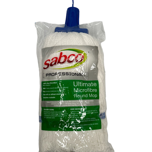 Ultimate Microfibre Round Mop 350G Head Blue (SAB34054B)