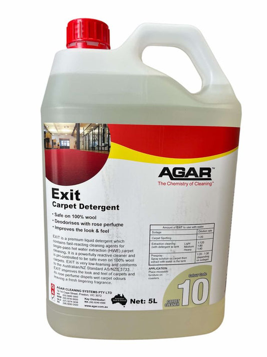 Agar Exit Carpet Detergent 5L